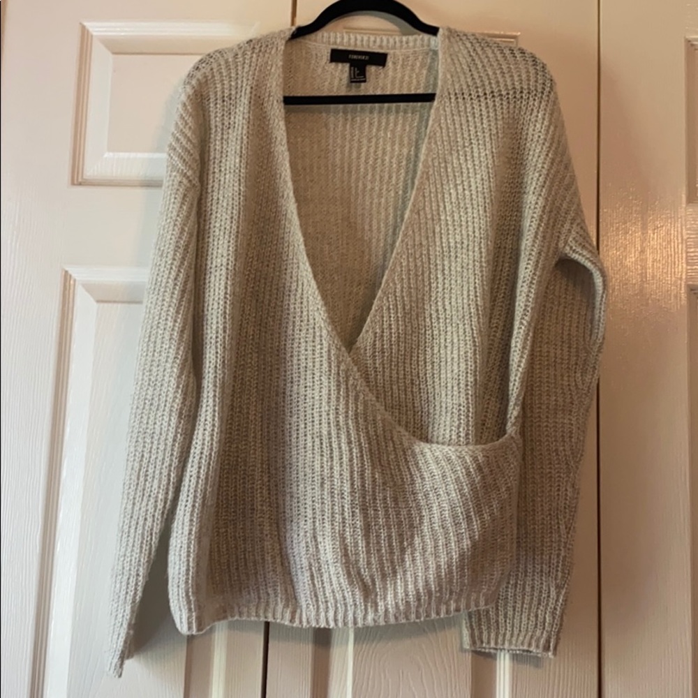 Forever 21 wrap sweater